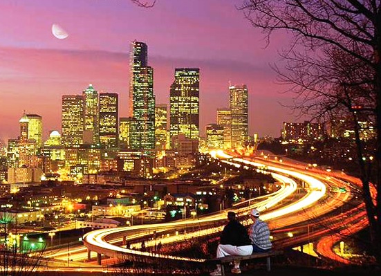 Seattle-City-Night Seattle-City-Night