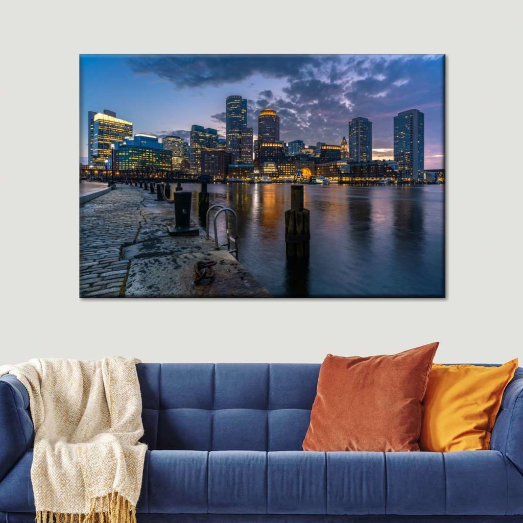Boston City Harbor Wall Art Boston City Harbor Wall Art